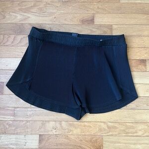 Pleated Women's Workout Shorts
